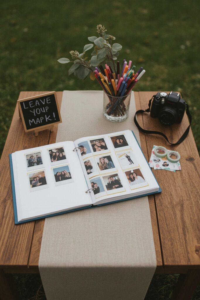Friends & Family Yearbook Signing Table