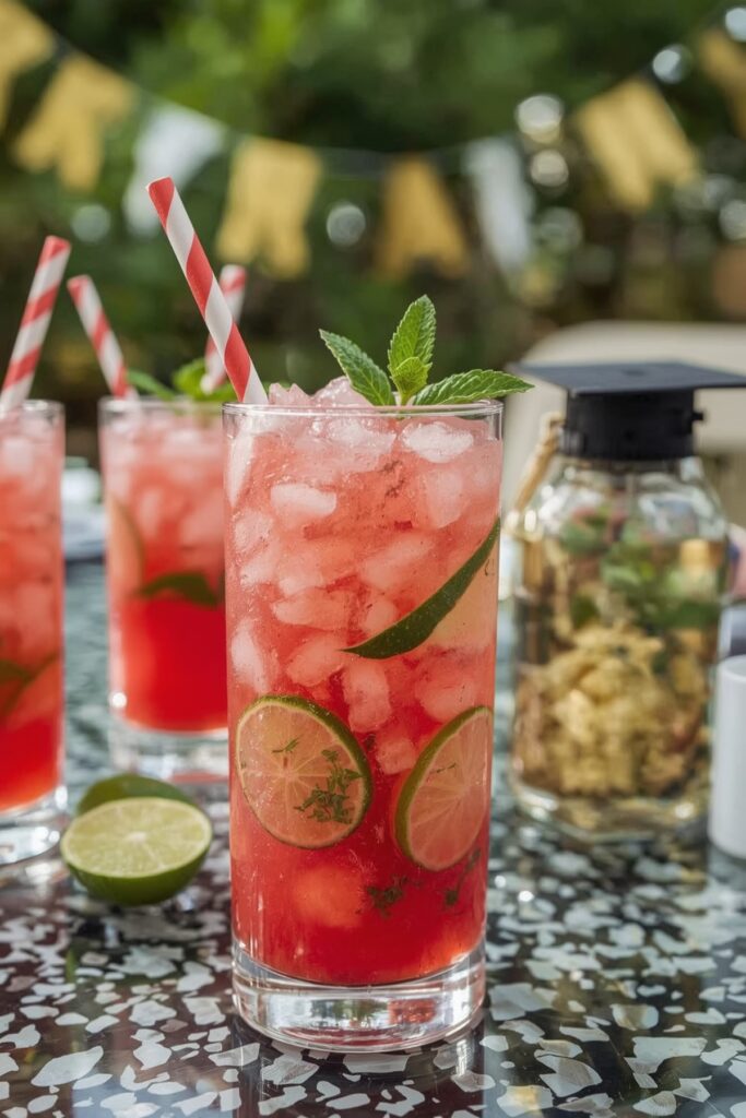 Watermelon-Lime Mint Cooler
