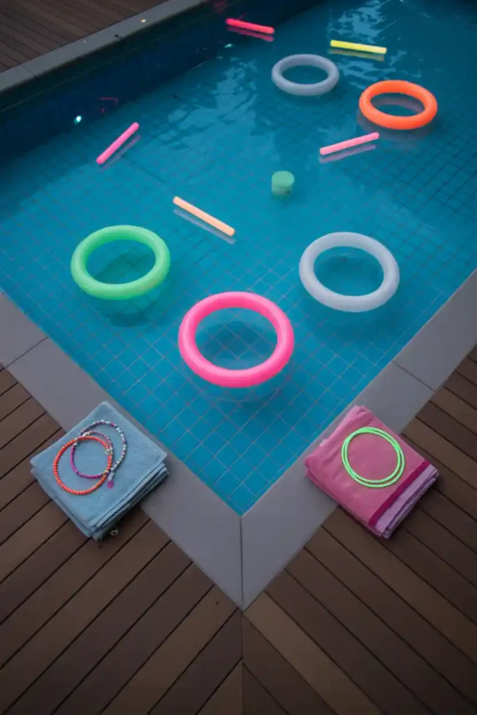Glow-Stick Pool Party