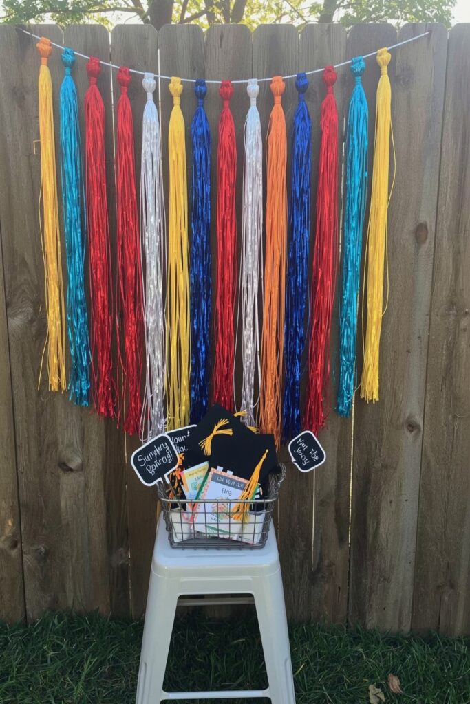 DIY Tassel Garland Photo Booth