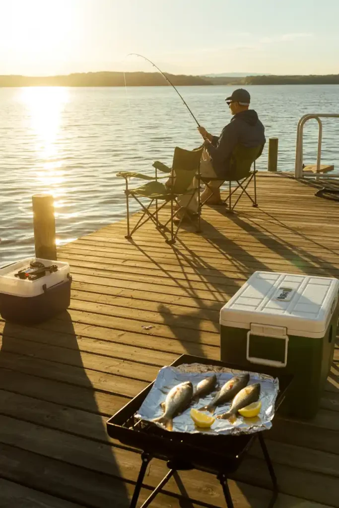 Fishing Dock Cookout
