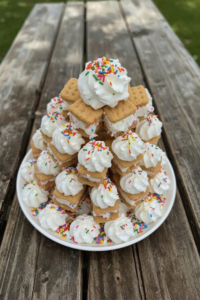 Ice Cream Sandwich Cake for Summer Grads