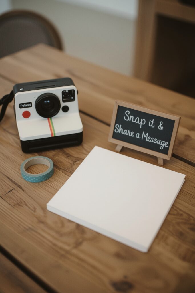 Polaroid Guest Book Station