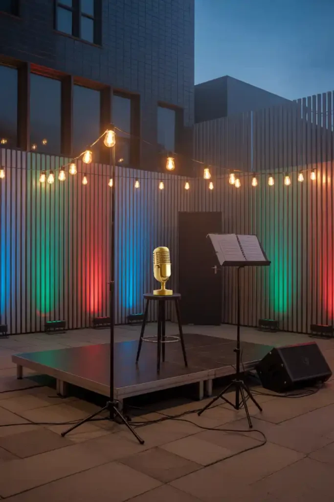 Karaoke Spotlight Stage