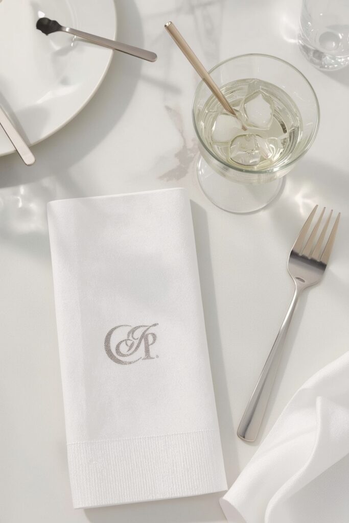 Custom Logo Napkins & Drink Stirrers
