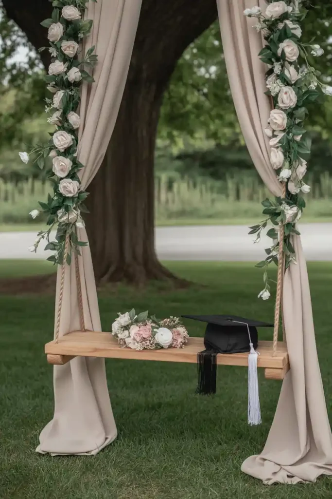 Floral Swing Photo Spot