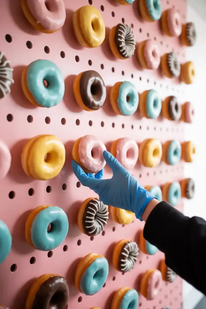 Donut Wall in School Colors