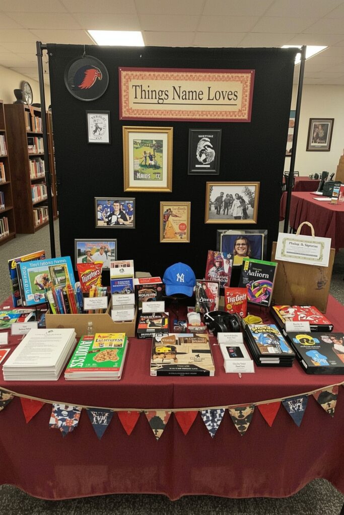 Graduate’s Favorite Things Table Display