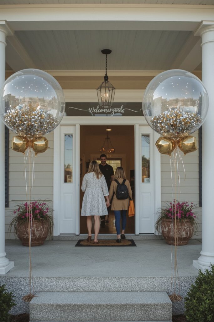 DIY Confetti Balloon Entrance