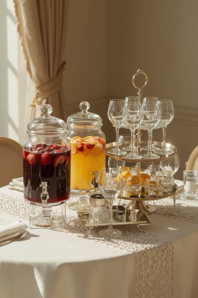 Graduation Brunch with Mimosa Mocktail Bar