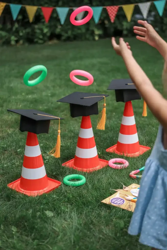 . Graduation Cap Ring Toss