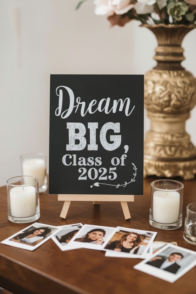 Faux Chalk Graduation Quotes Boards