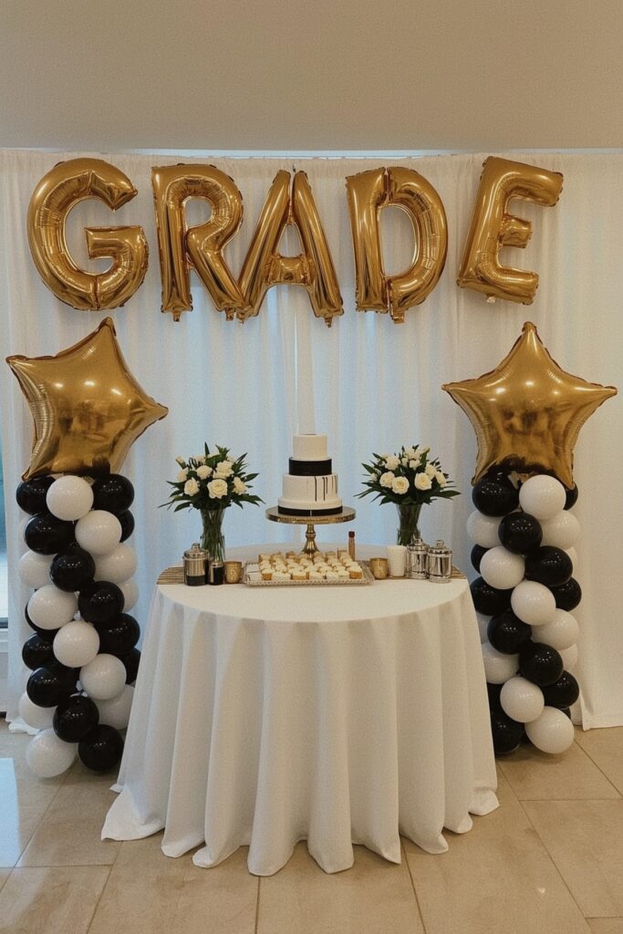 Graduate’s Name in Giant Balloons