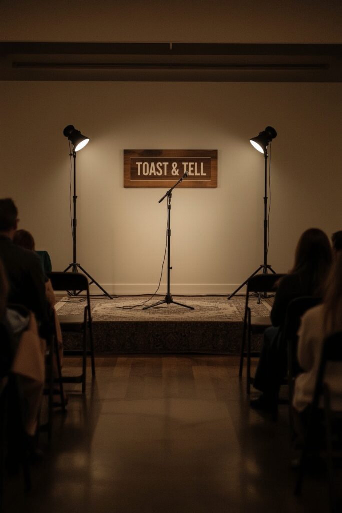 Open Mic Toasts & Stories Session