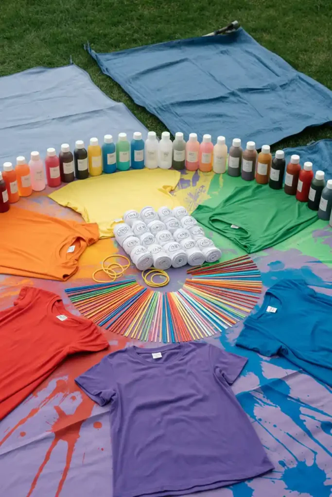 Tie-Dye T-Shirt Craft Station