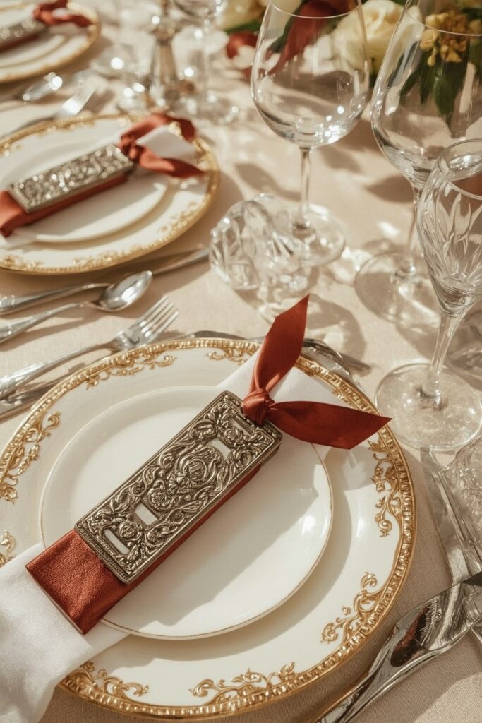 Custom Graduation Party Favors on Each Plate