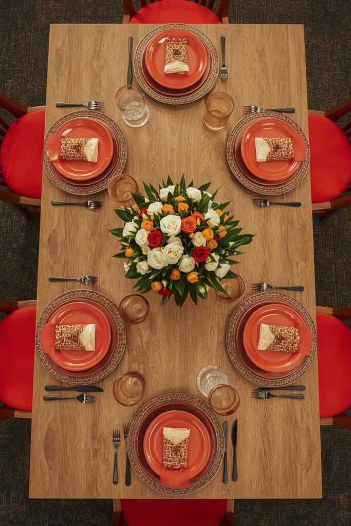 School Spirit Color-Themed Tablescapes