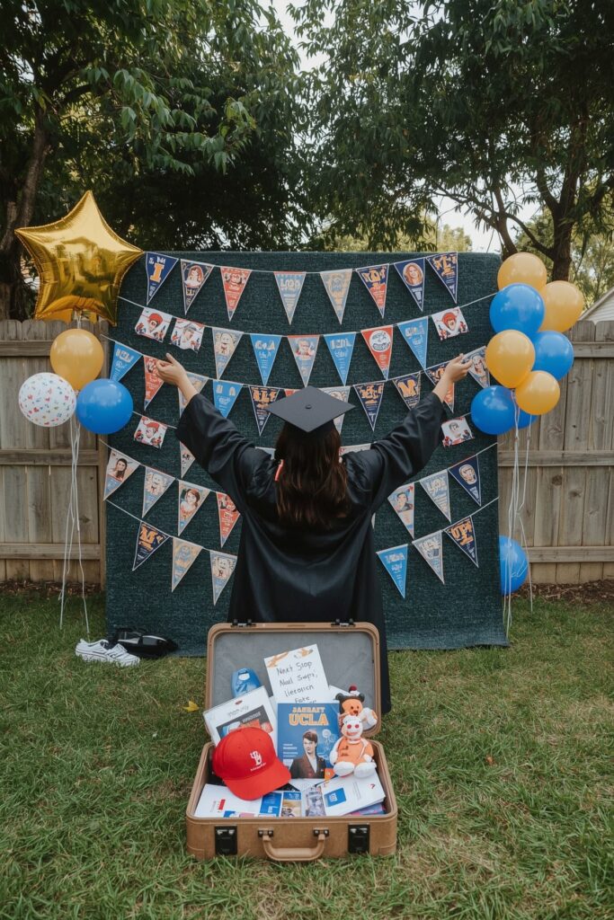 College Reveal Backdrop