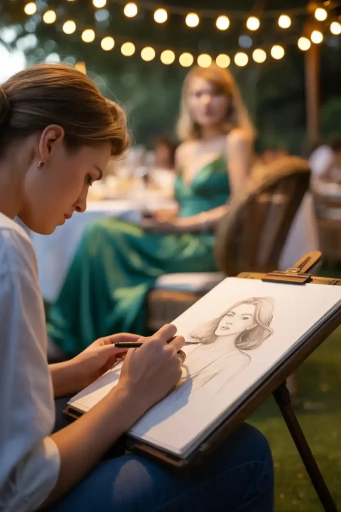 Caricature Artist Patio