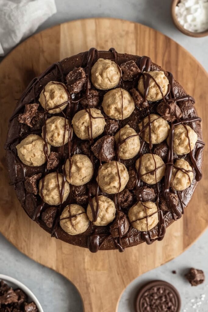 Cookie Dough Explosion Cake