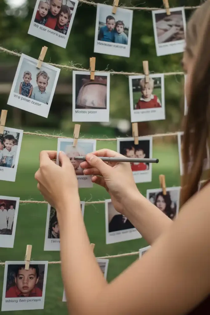 Memory Lane Polaroid Clothesline