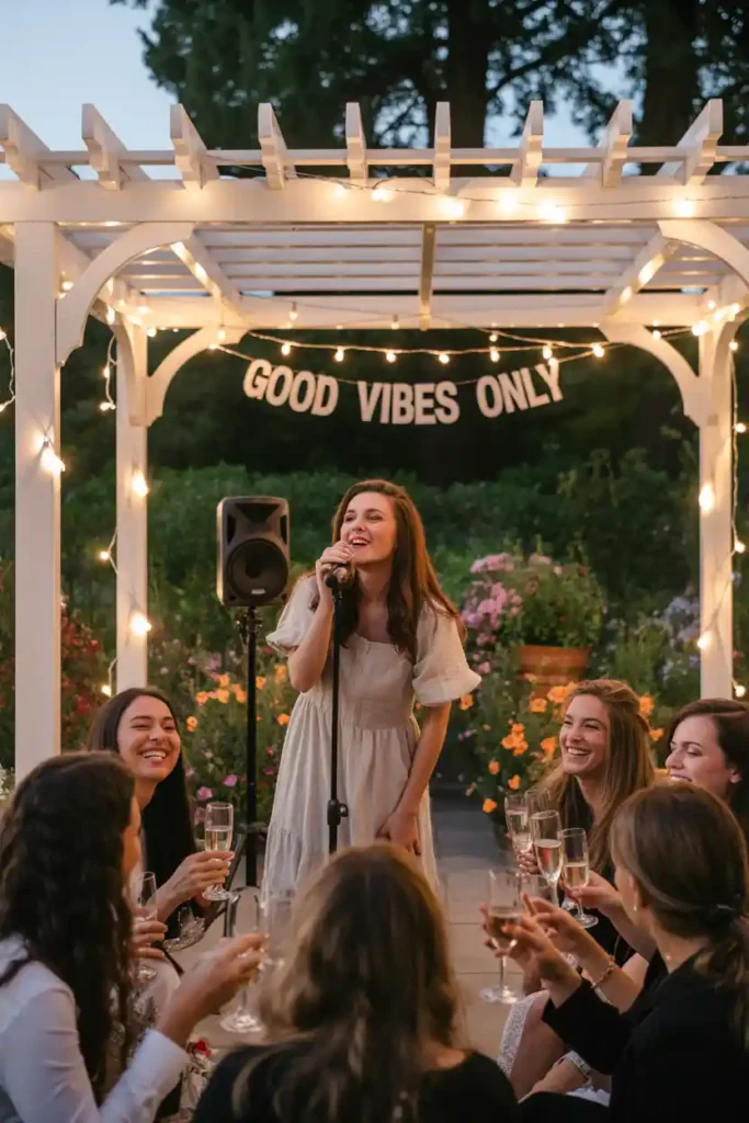 Pergola Karaoke Stage