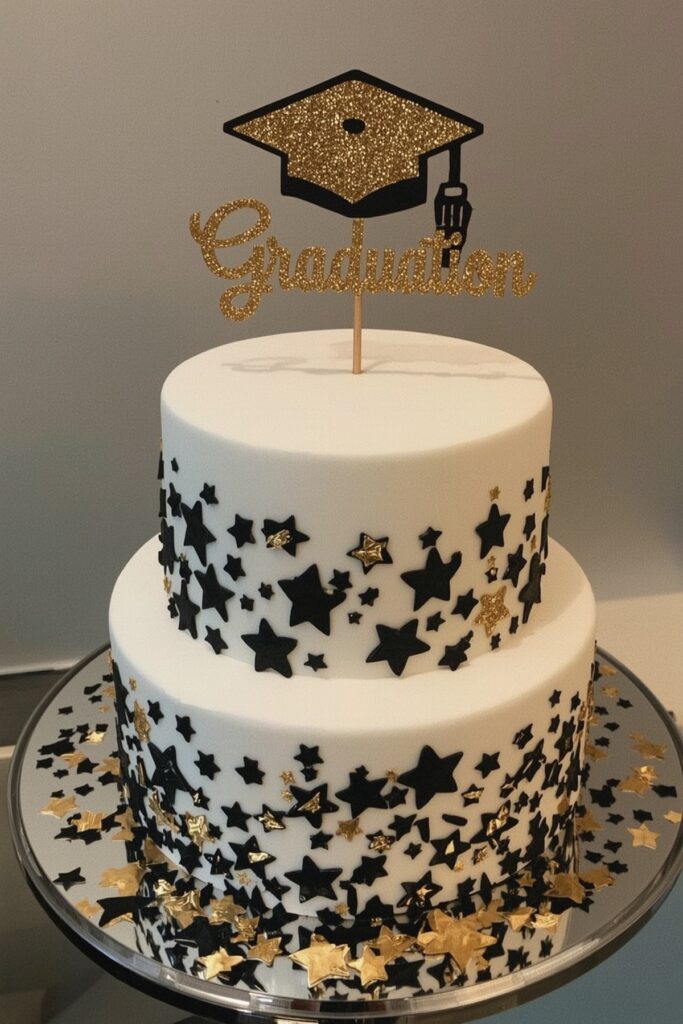 Custom Cake Topper with School Logo