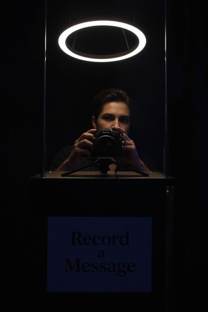 Group Video Recording Booth for Messages