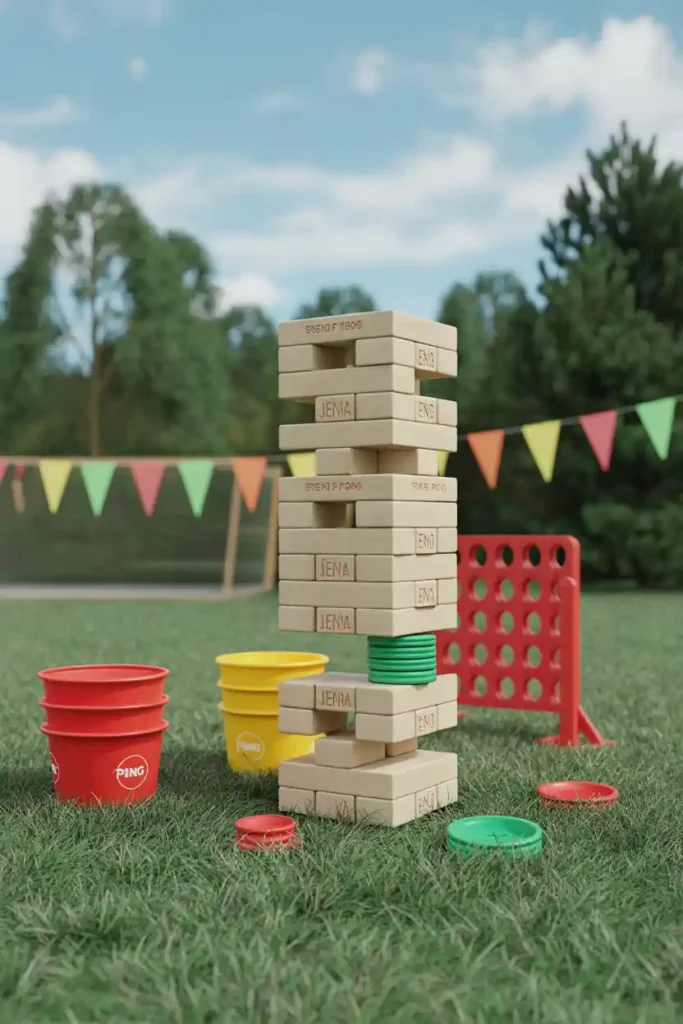 Giant Lawn Game Olympics