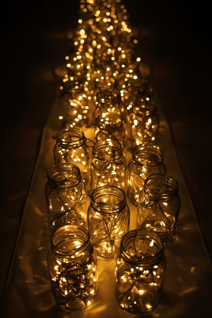 LED Fairy Lights in Jars