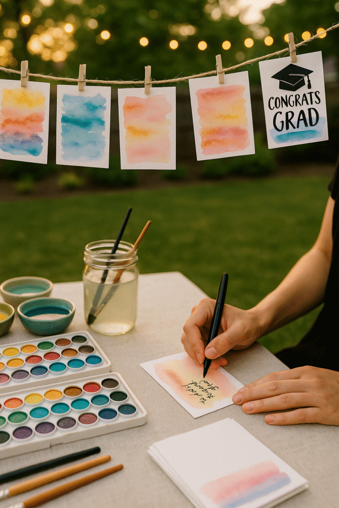 Watercolor Memory Cards