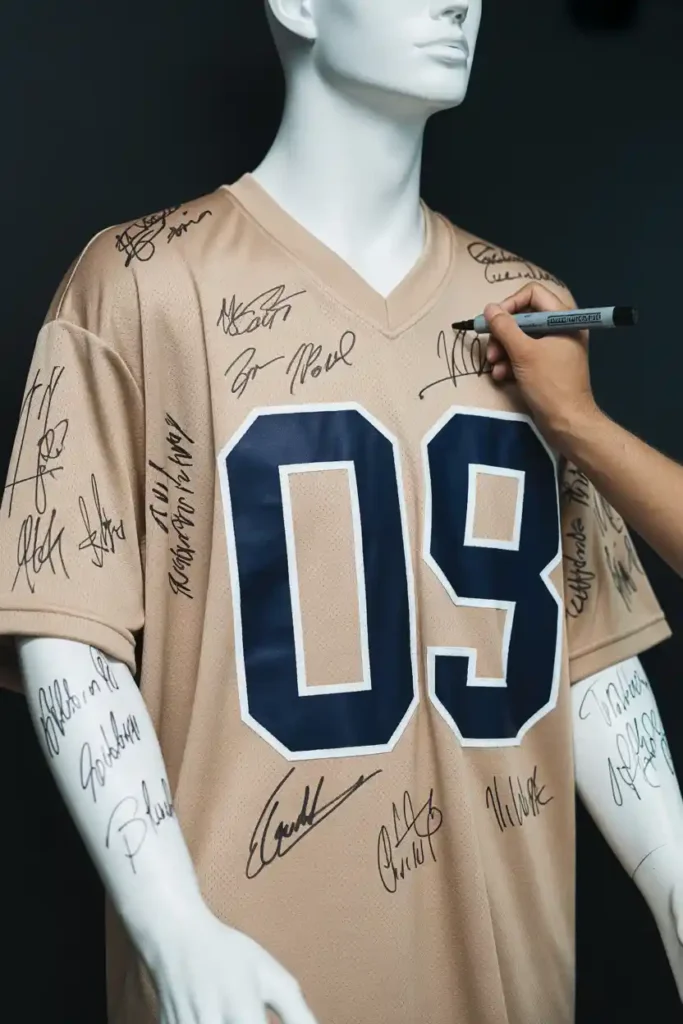 Custom Jersey Guestbook