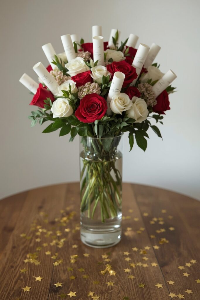 Diploma Scroll Flower Vases