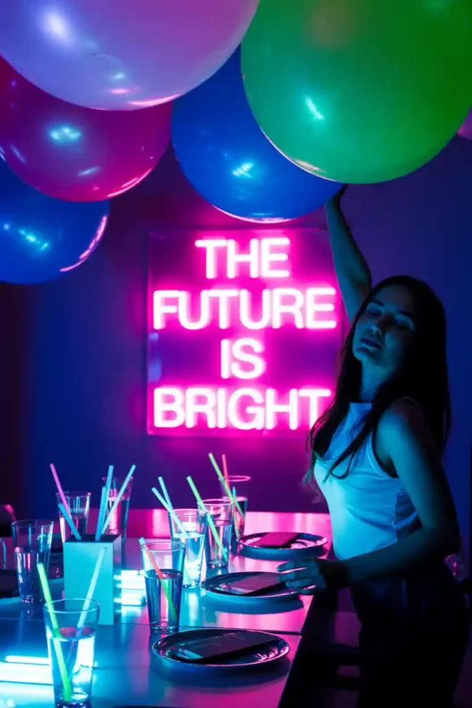 Neon “Future is Bright” Theme