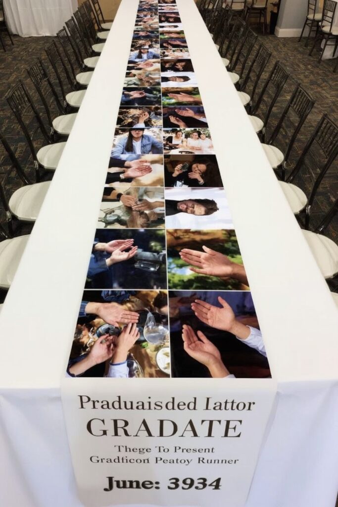 Personalized Photo Table Runners