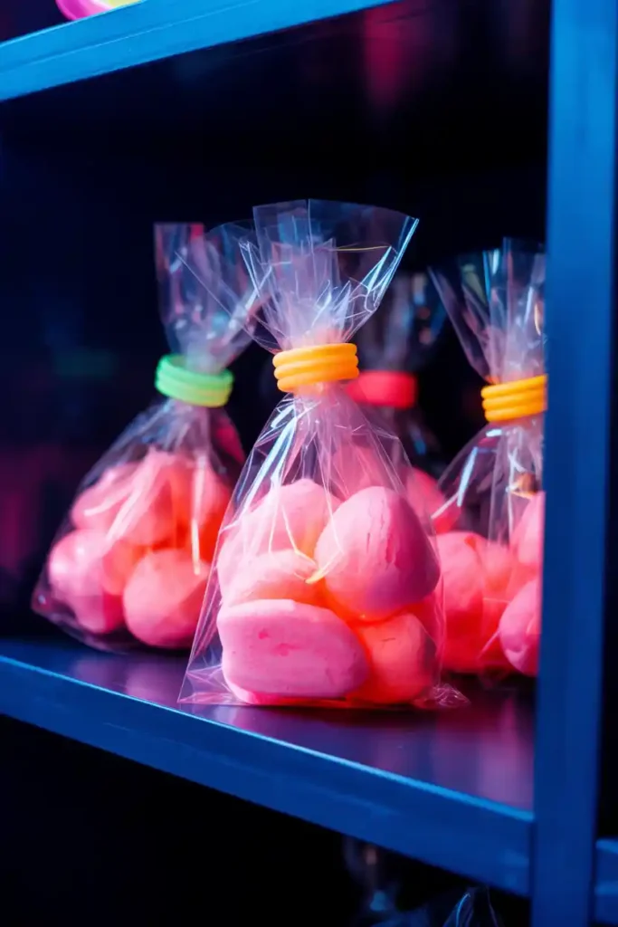 Glow-in-the-Dark Cotton Candy Bags