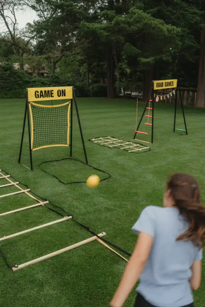 Lawn Game Spikeball Ladder Toss Croquet