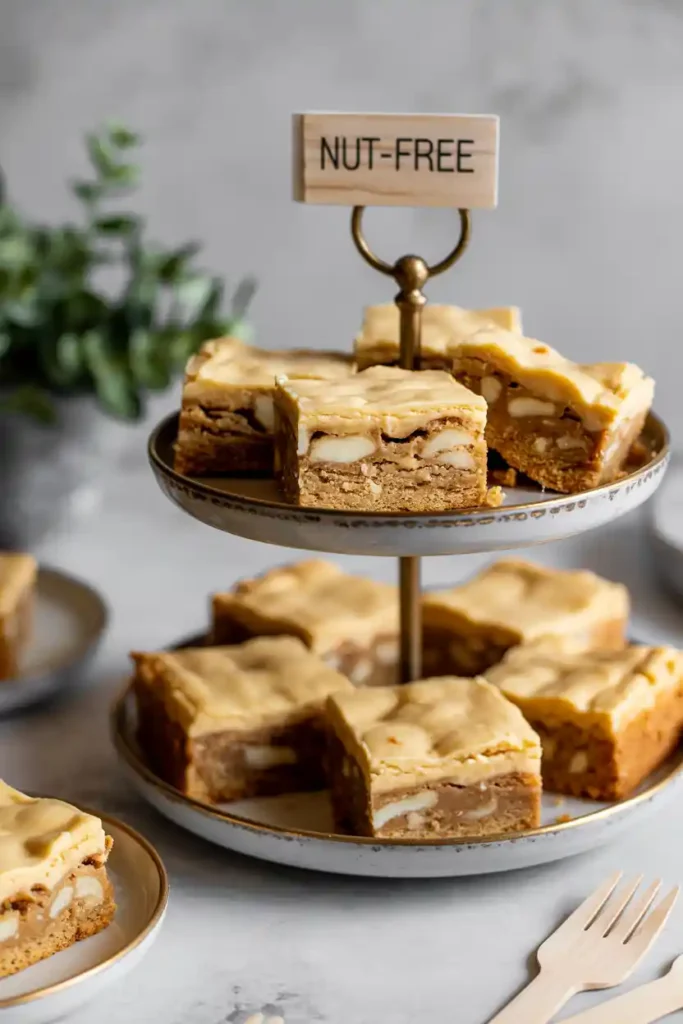 Allergy-Friendly Sun Butter Blondies