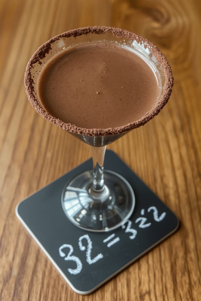 Chalkboard Chocolate Martini