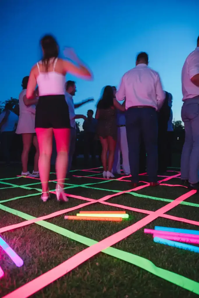 Glow-in-the-Dark Dance Floor