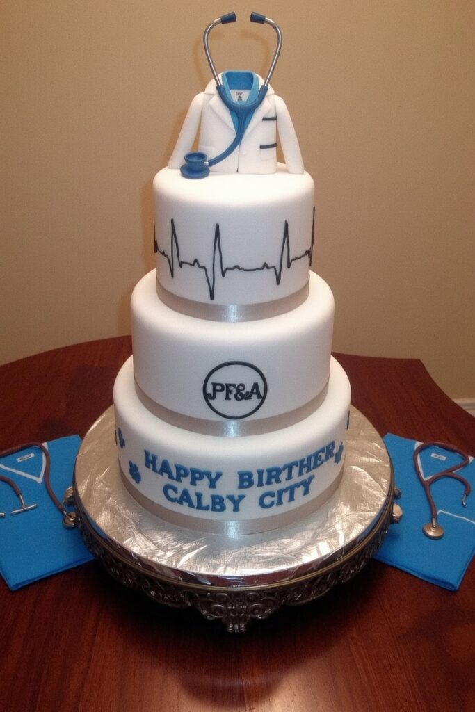Career-Themed Cake (Doctor, Lawyer, Engineer)