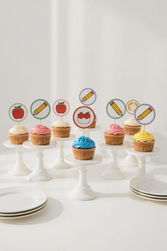 Mini Cupcake Towers for Each Guest