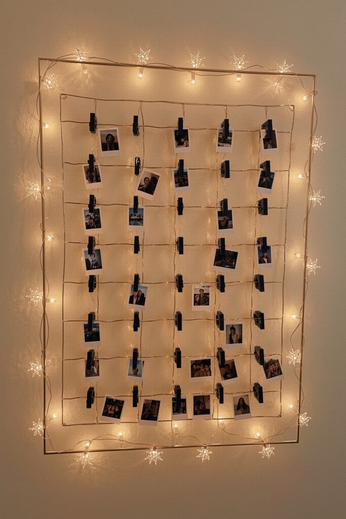 Custom Polaroid Display Wall