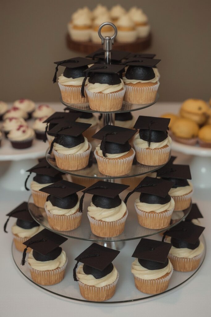 Cap-Topped Cupcake Stands
