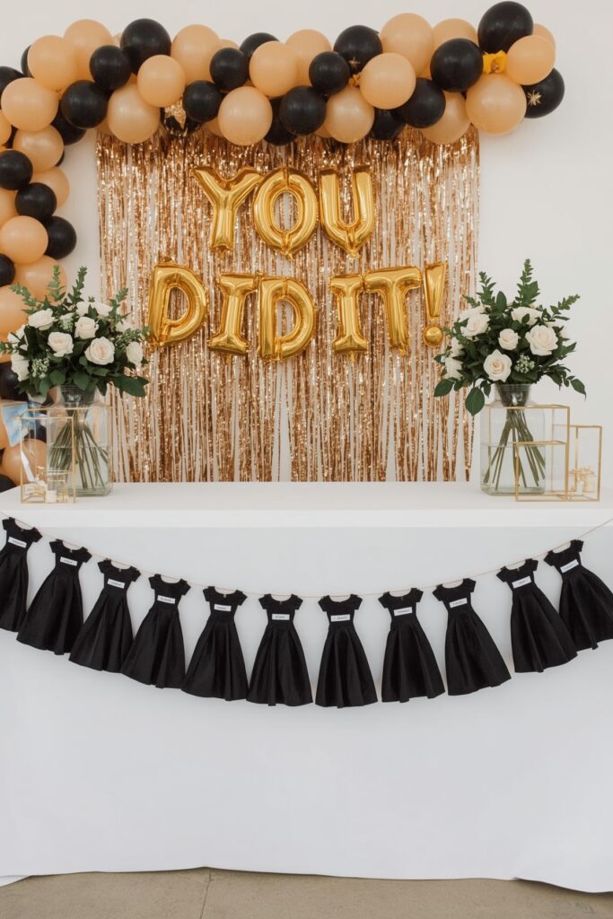 Mini Graduation Gown Cutouts