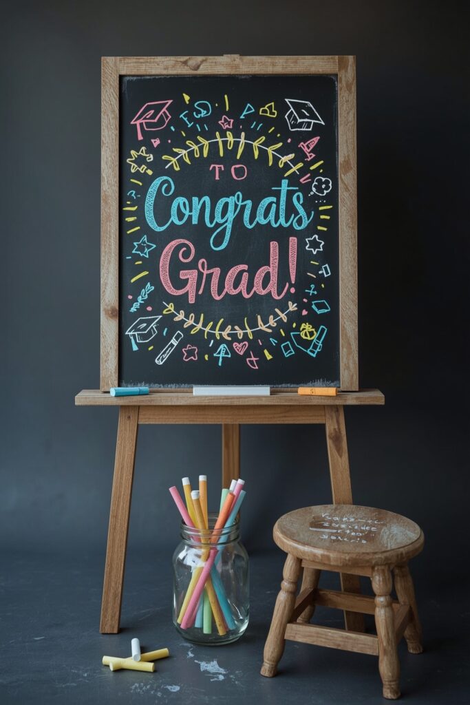 Chalkboard Art Display Area