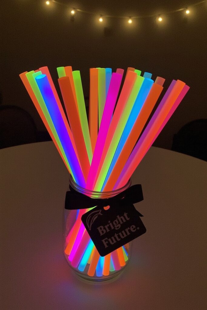 Glow Stick Bundles with “Bright Future” Tags