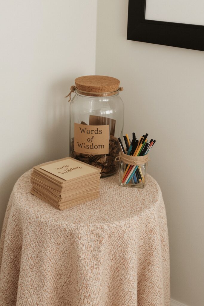 “Advice for the Grad” Jar Station
