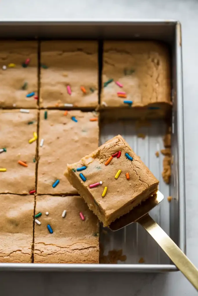 Sheet-Pan Confetti Blondie Bars