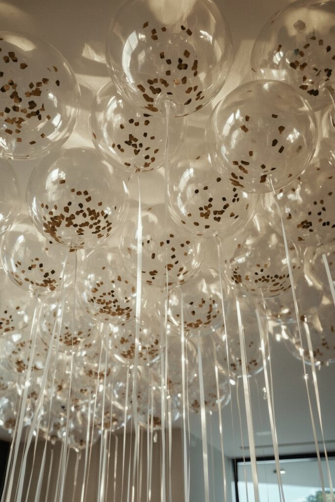 Clear Balloon Ceiling Decor